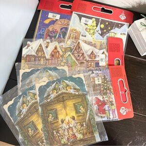 Lot Of 7 Vintage German Christmas Advent Calendars Stuttgart-Rohr New in Package